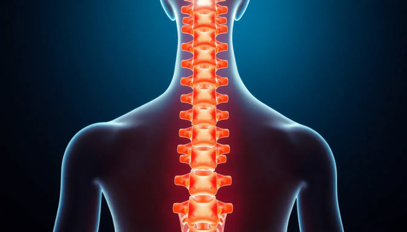 Spondylose verstehen und behandeln: Ihr Weg zu einem schmerzfreien Rücken - Illustration