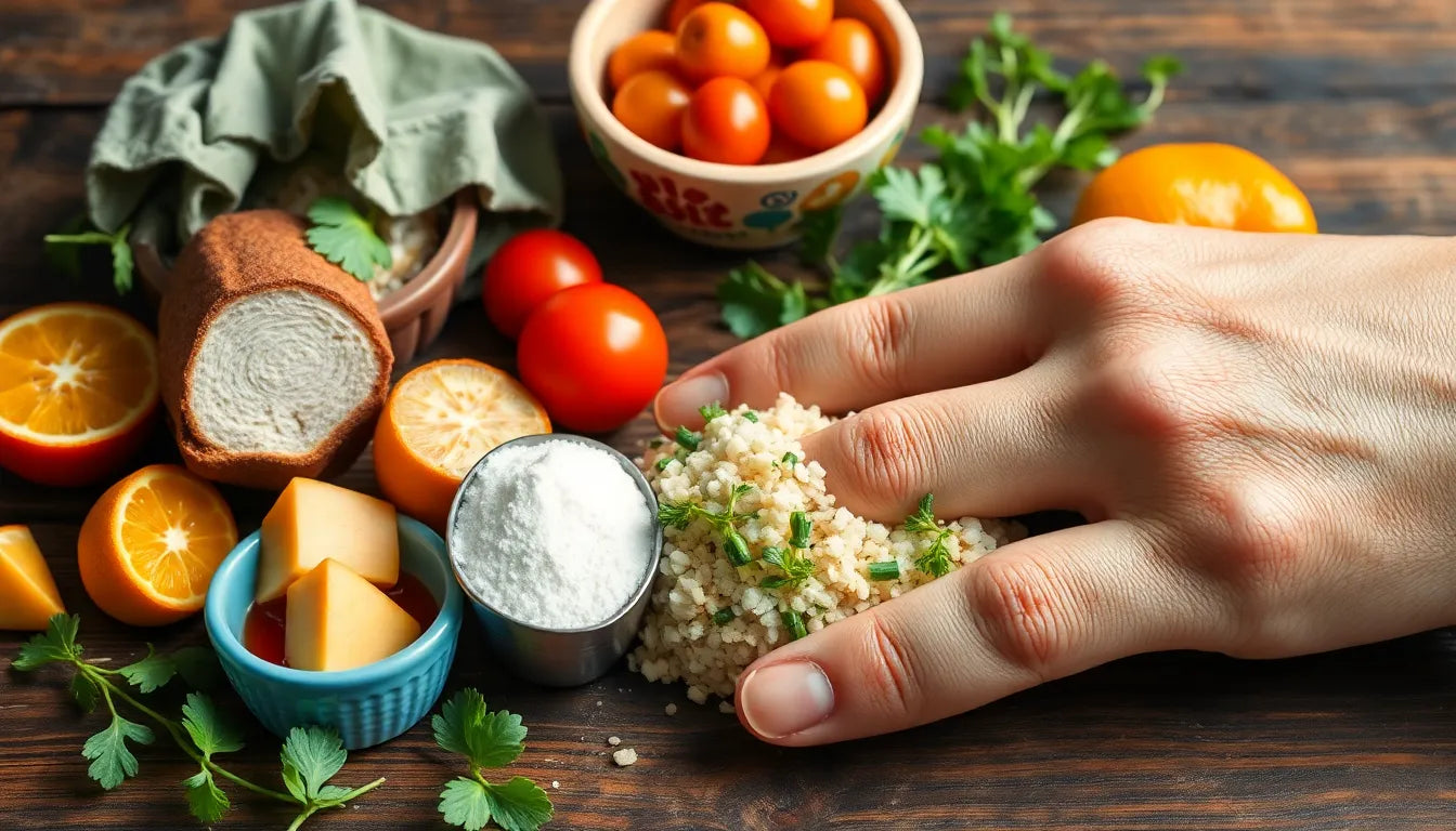 Lindern Sie Fingerarthrose mit der richtigen Ernährung - Illustration